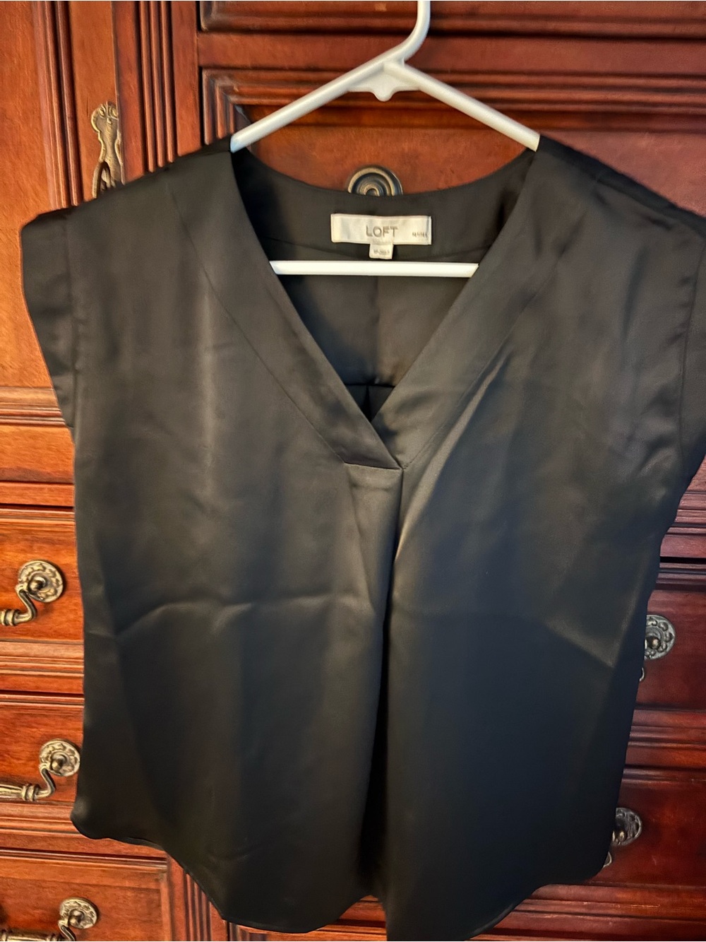 LOFT Petites Black Women's Blouse